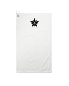 FLOWER EMBROIDERED GOLF TOWEL