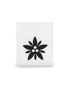 FLOWER EMBROIDERED GOLF TOWEL